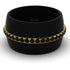 Men's Black Diamond Studded Wedding Band - Anthony No. 4